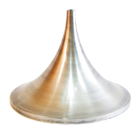 Pantalla campana de aluminio 320mm diámetro x 240mm alto