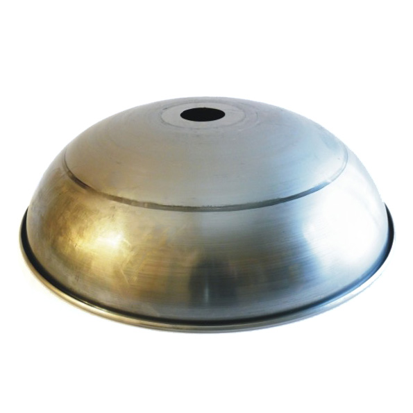 Pantalla campana hierro 360mm diámetro x 100mm altura