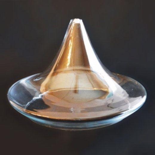 Campana cristal transparente 370mm diámetro x 250mm alto