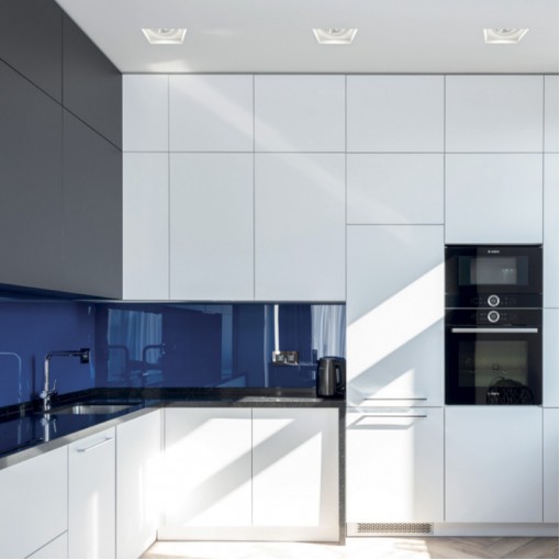 Focos escayola cuadrados invisibles